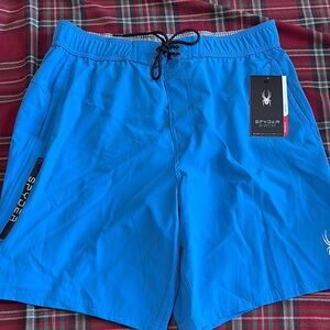 NWT Spyder Men's Blue Swim Shorts